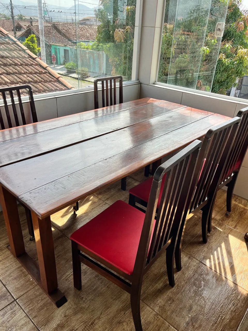 Mesa de 2,00 de madeira  - Foto 2