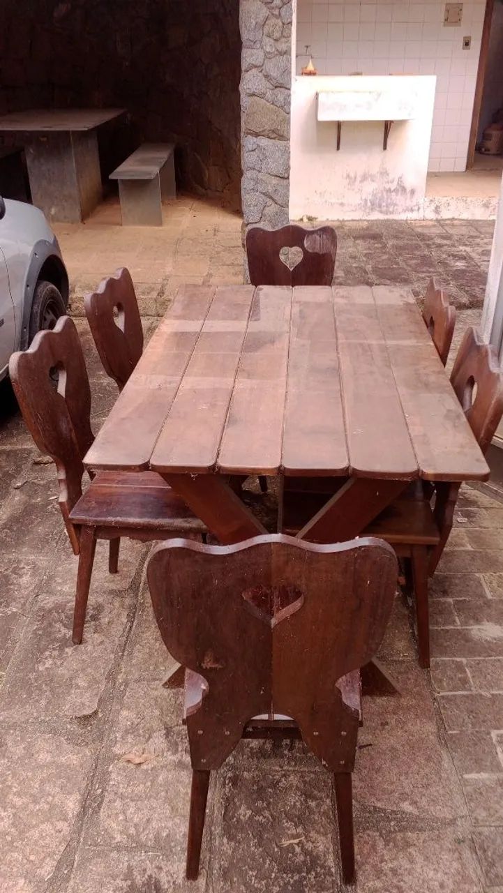 Mesa madeira maciça. - Foto 3