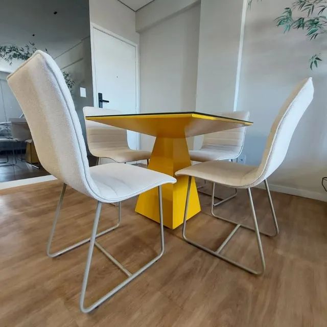Mesa design de jantar 4 lugares - Foto 2