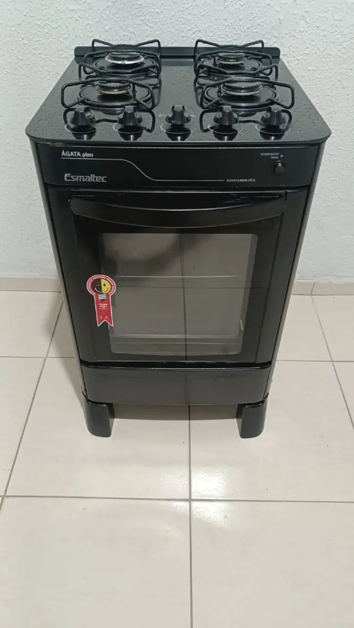 Fogão Esmaltec 4 bocas manual muito bem conservado e funcionando perfeitamente bem! - Foto 3