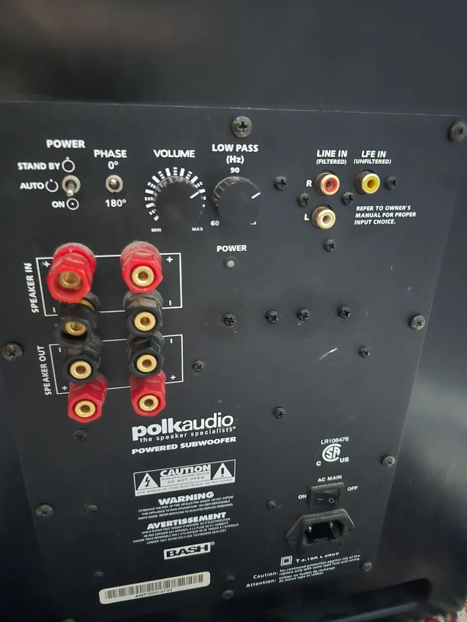 Subwoofer ativo Polk Audio 12 polegadas ! - Foto 5