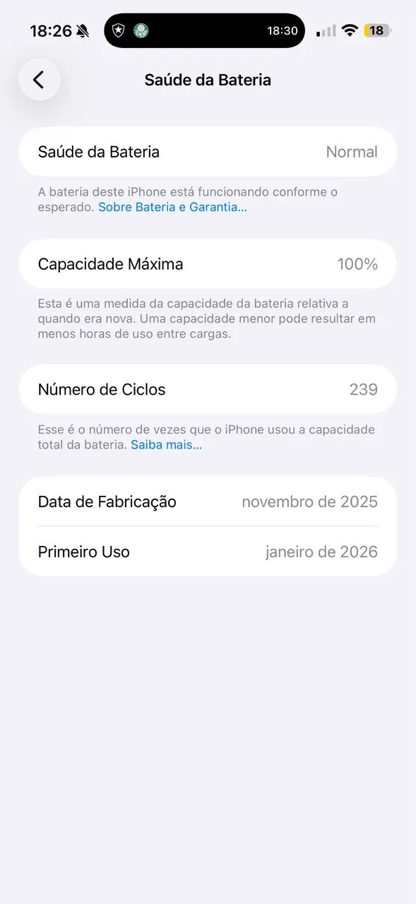 iPhone 17 pro Max 100% bateria  - Foto 3