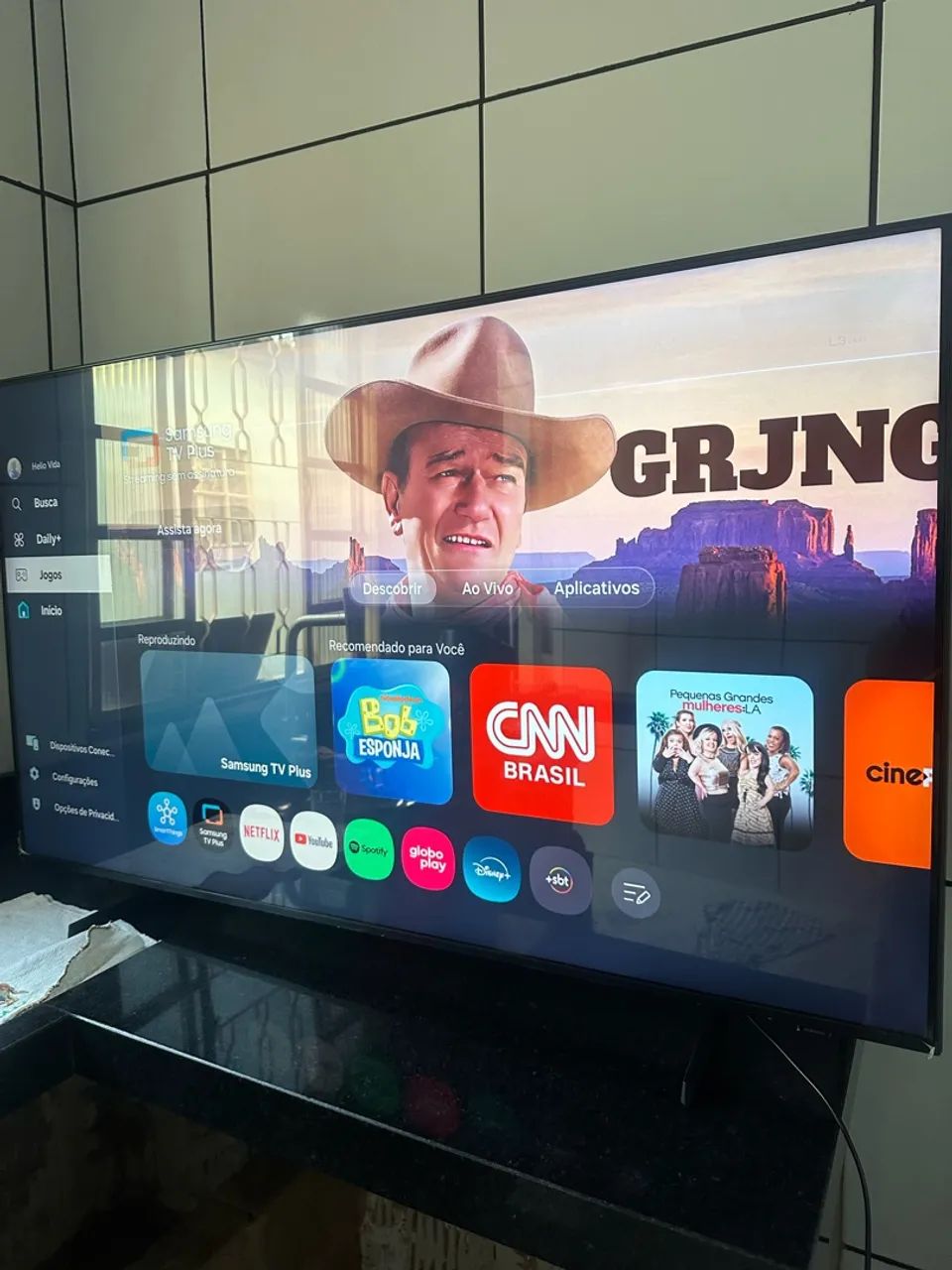 Tv smartv 55 4 k no plástico crystal  - Foto 3