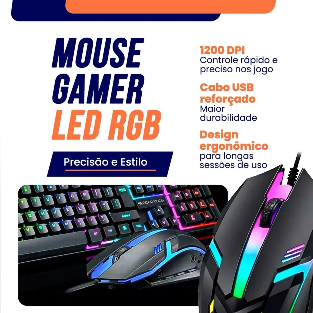Kit teclado e mouse gamer  - Foto 2