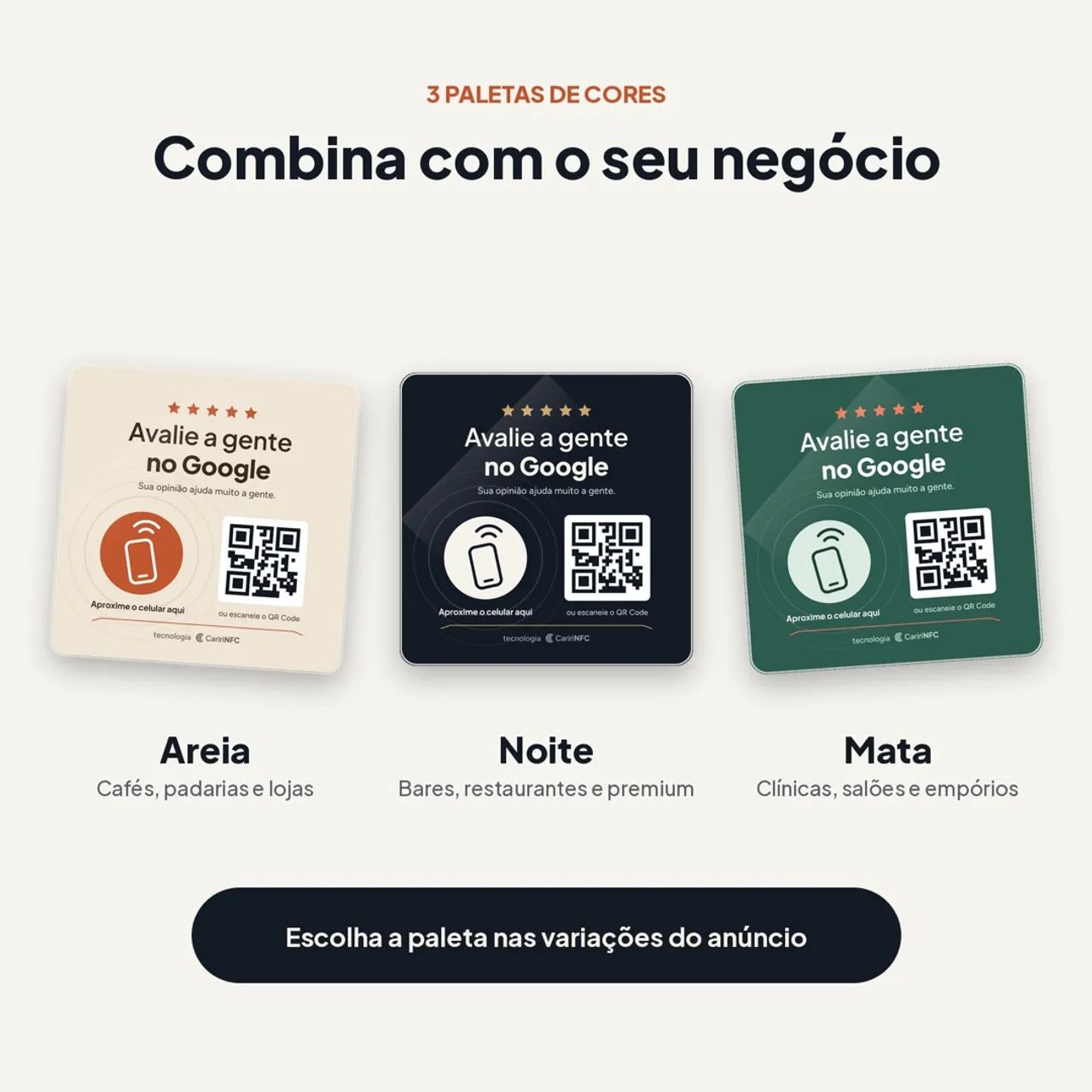 Placa NFC e QR Code Avaliação Google, Instagram e WhatsApp - Foto 4