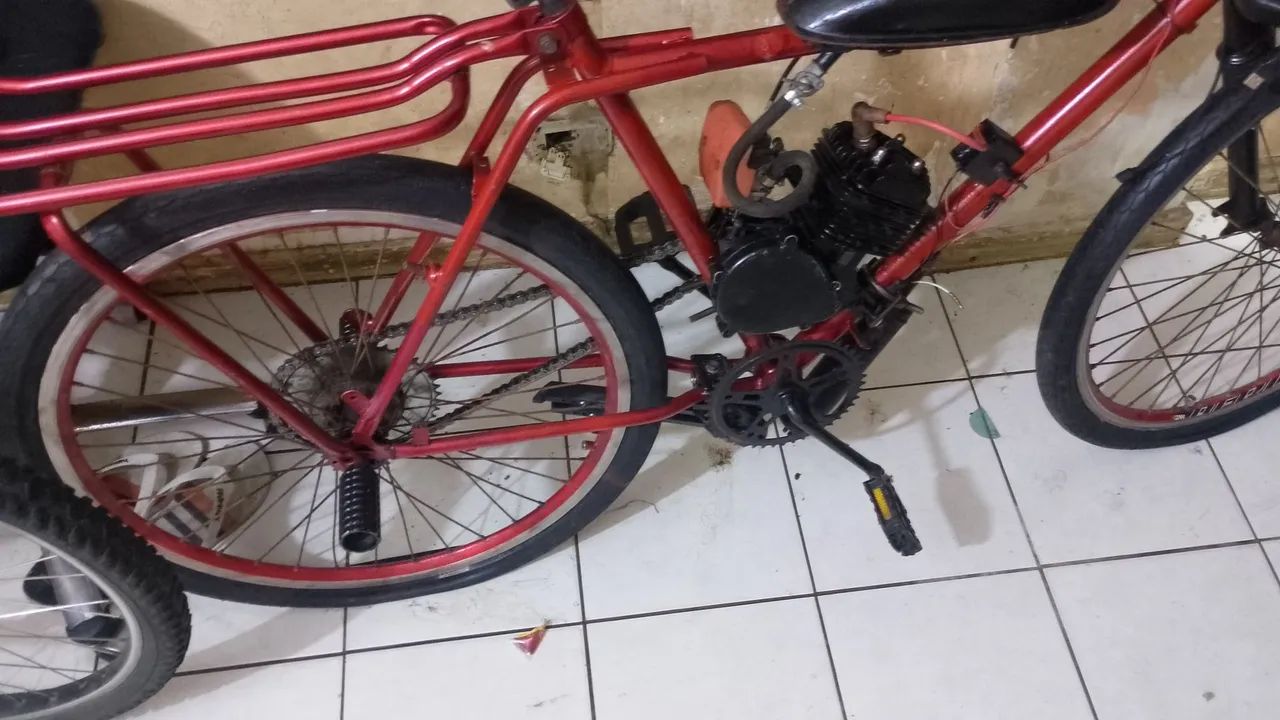 Bicicleta motorizada 50c revisada  - Foto 3