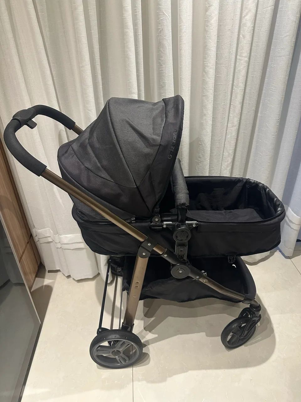 Carrinho de bebê Moisés e bebê conforto  - Foto 6