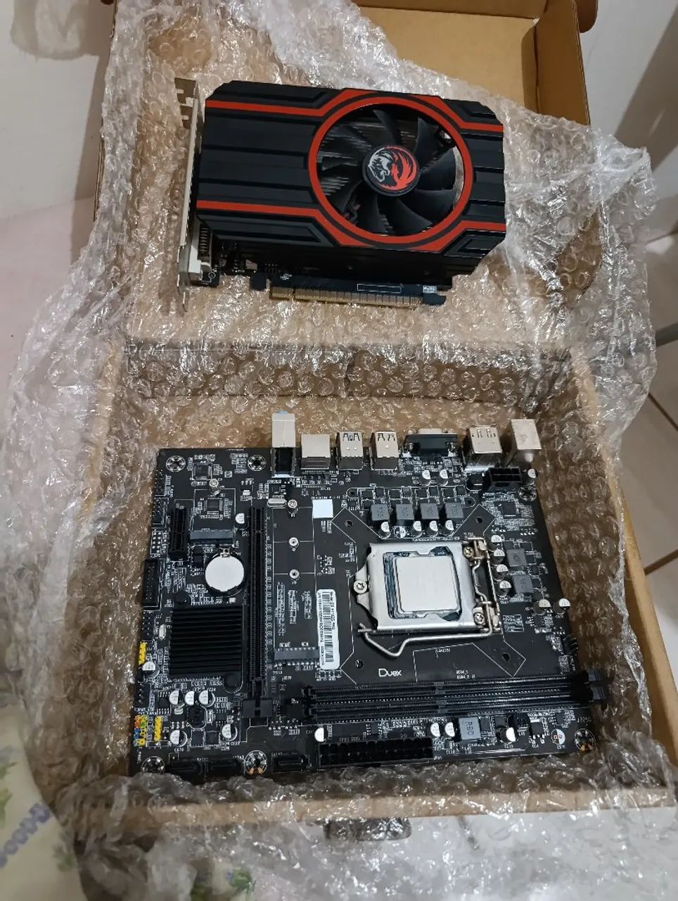 Kit Pc Gamer com placa mãe e placa de vídeo NVidia 