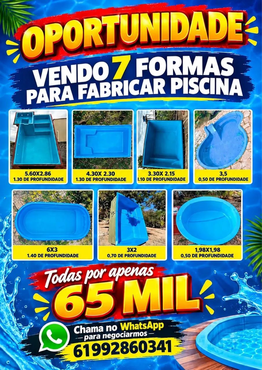 Vendo 7 formas para fabricar piscinas 