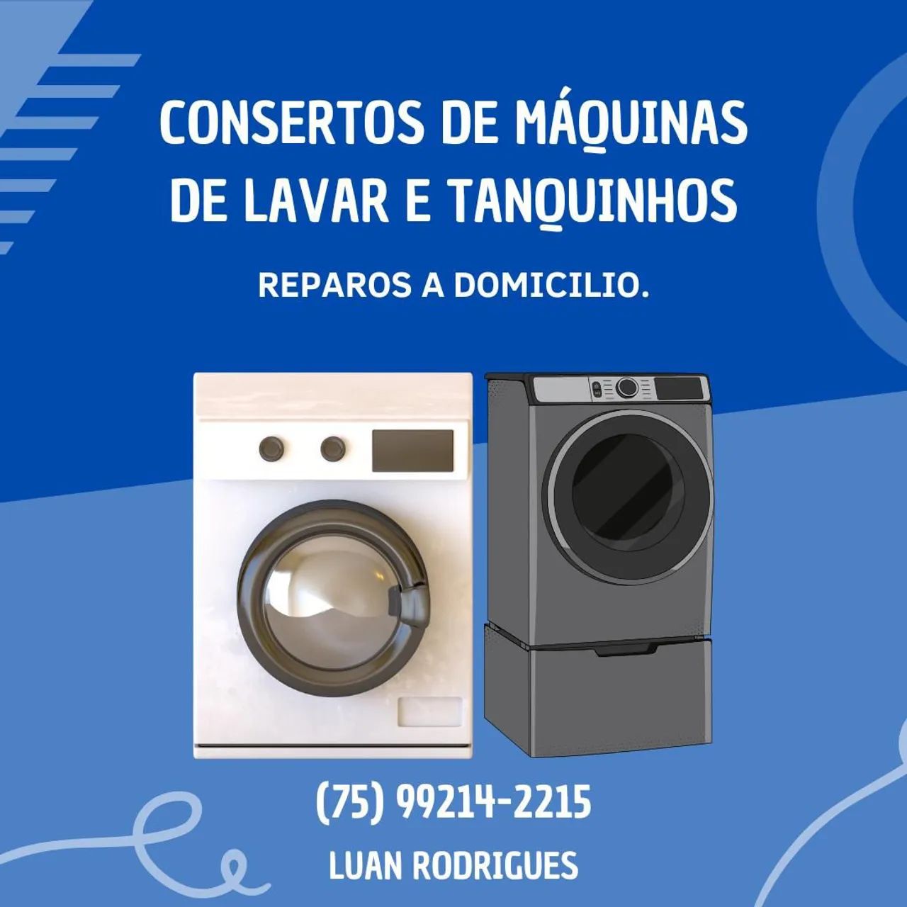 Consertos de máquinas e taquinho