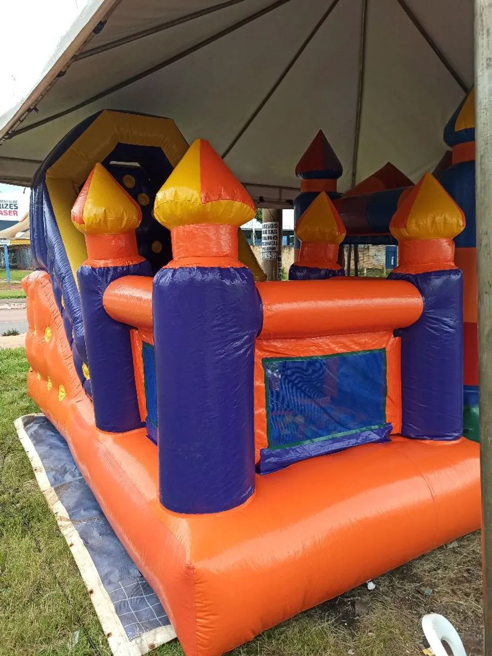 Castelinho pula pula e Mini Tobogã com Piscina de Bolinhas  - Foto 5