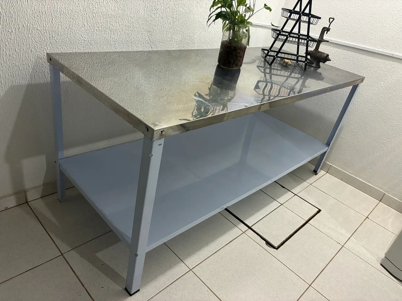 Mesa de inox 190 x 80 