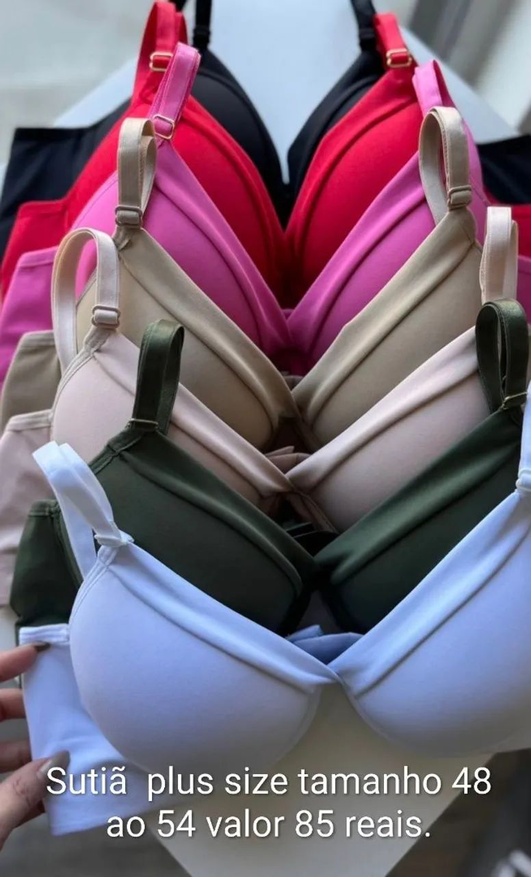 PLUS SIZE SUTIÂS E CALCINHAS - Foto 2