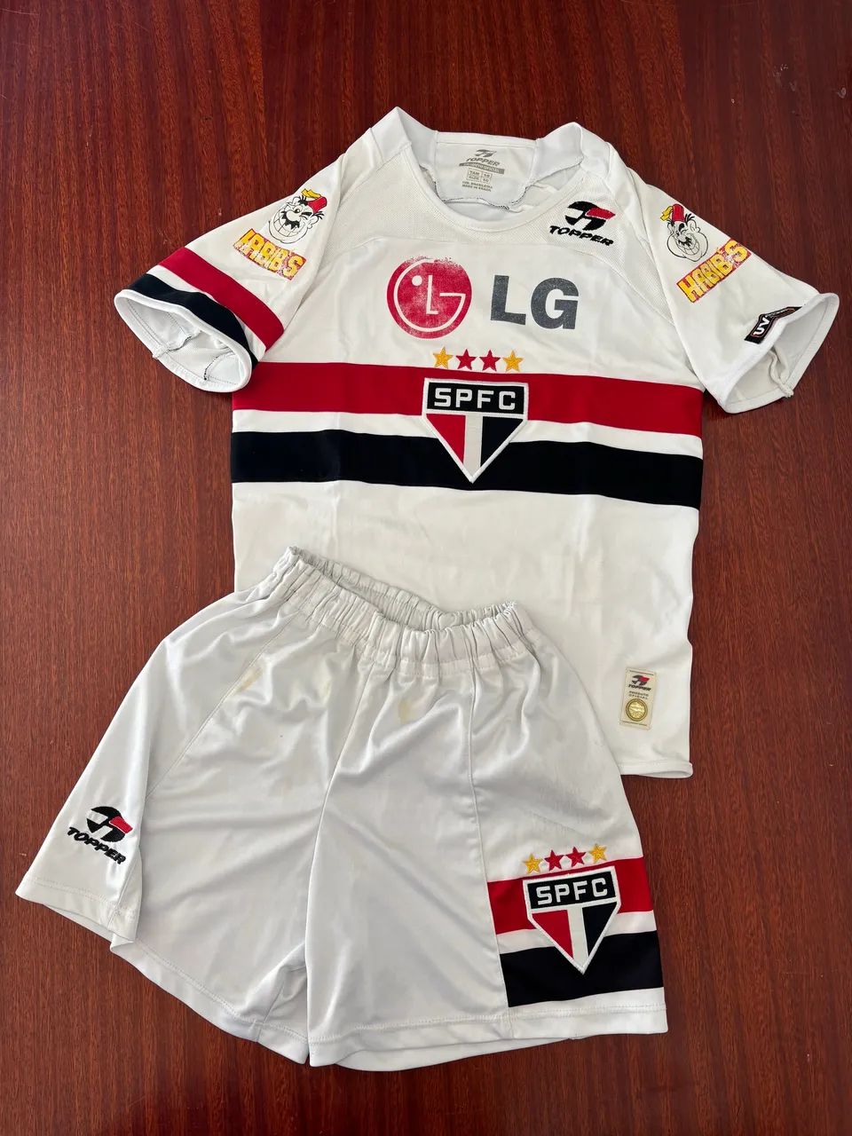 Kit infantil São Paulo topper 2005 TAM 10