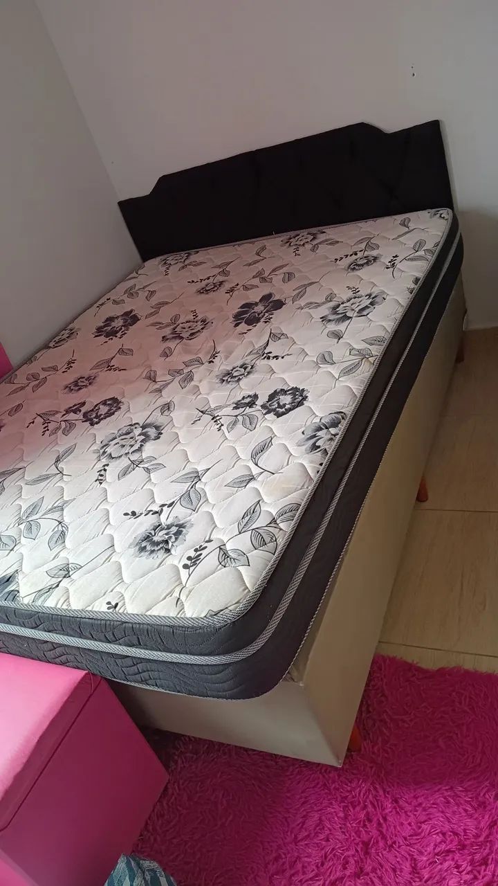 Cama box com base casal - Foto 3