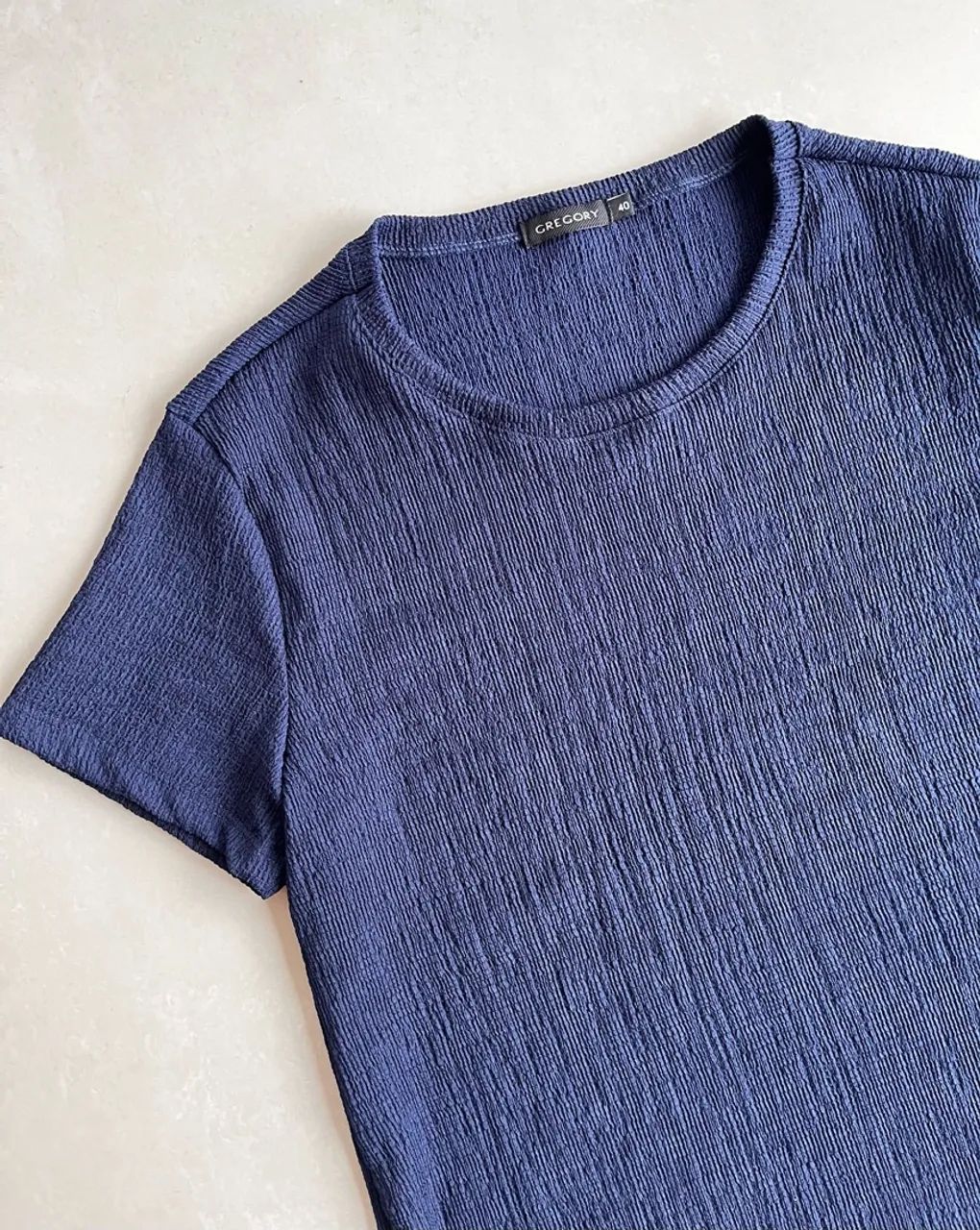 Blusa Gregory azul marinho / 40 - Foto 4