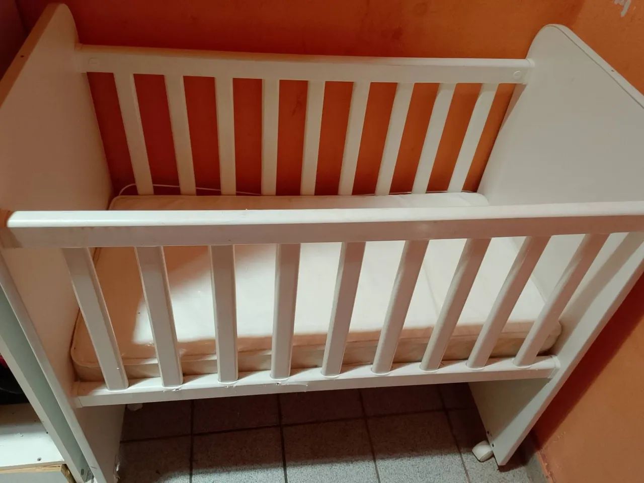 Mini-Berço branco - Foto 2