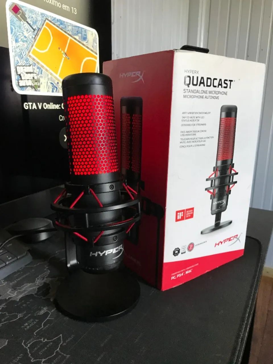 Microfone HyperX Quadcast - Foto 3