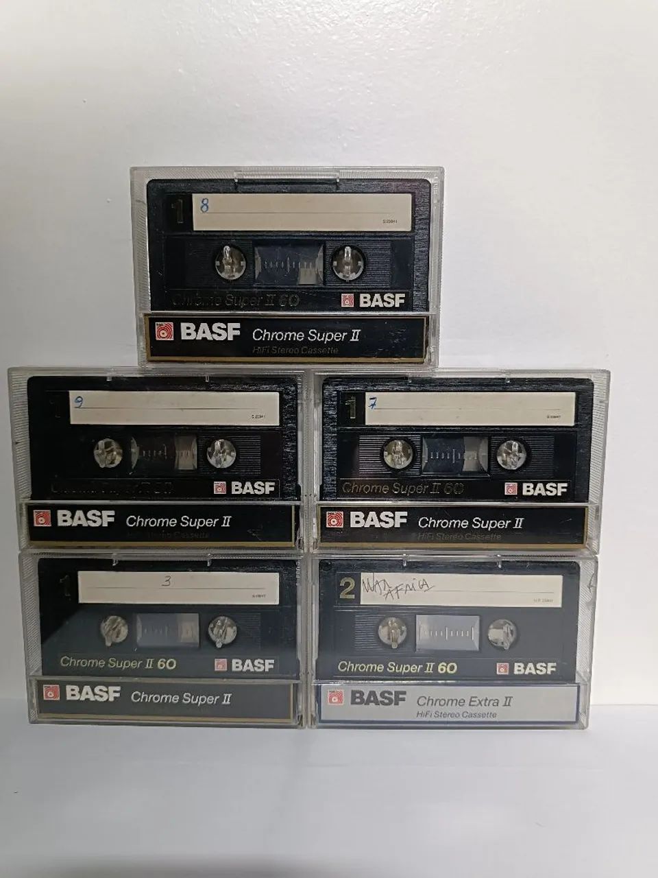 5 fitas basf super Chrome usadas - Foto 2