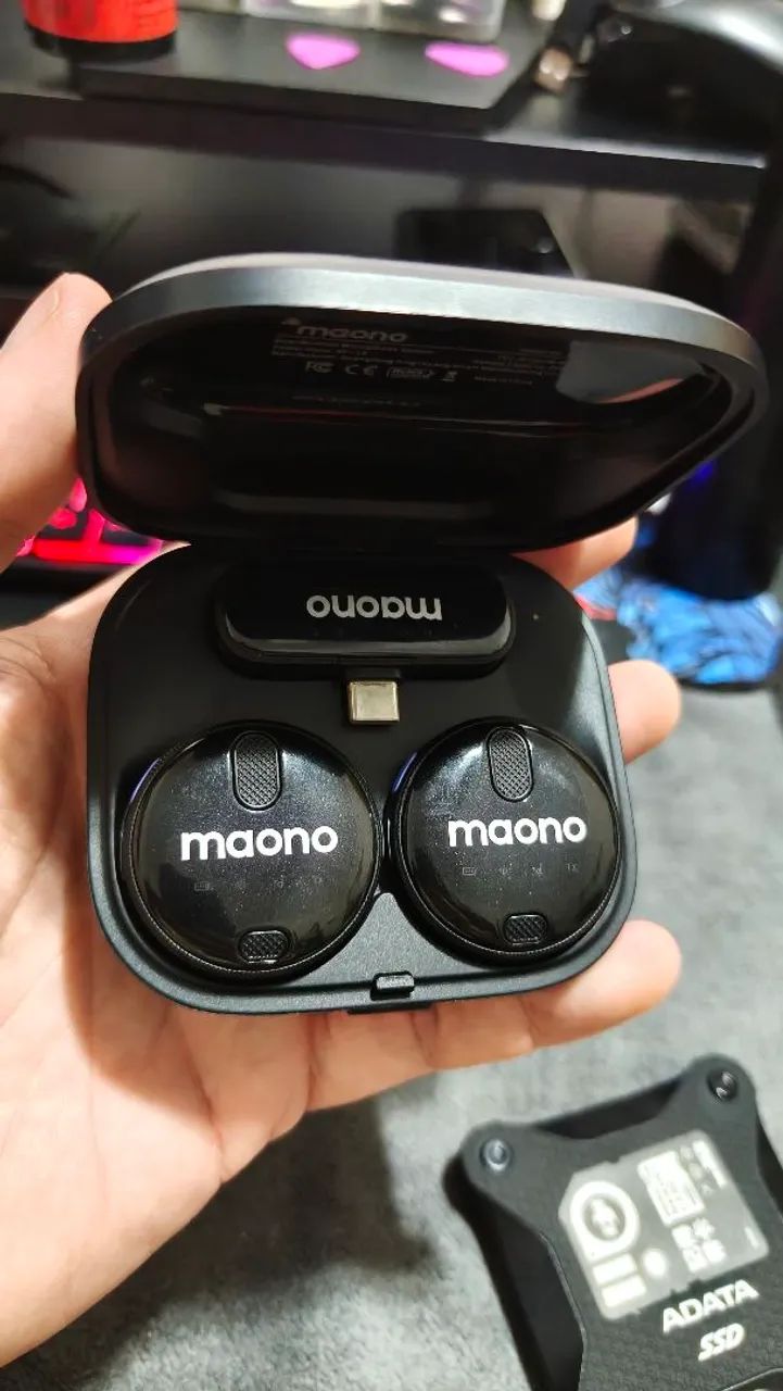 Microfone de Lapela Maono WM620 USB C - Foto 3