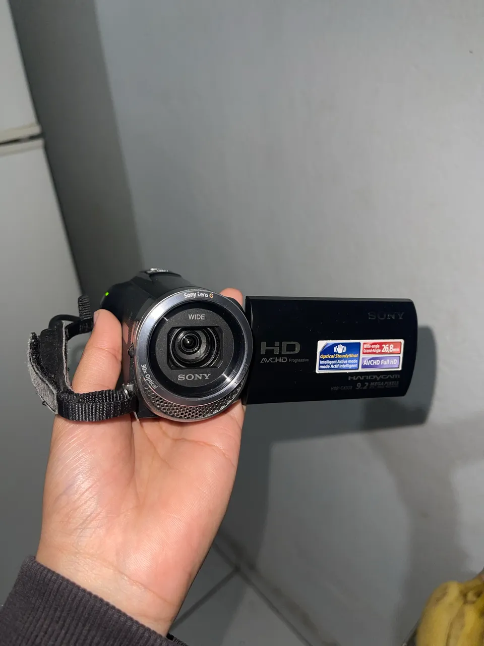 Câmera Sony hdr-cx7 handycam com night shot filmagem noturna muito