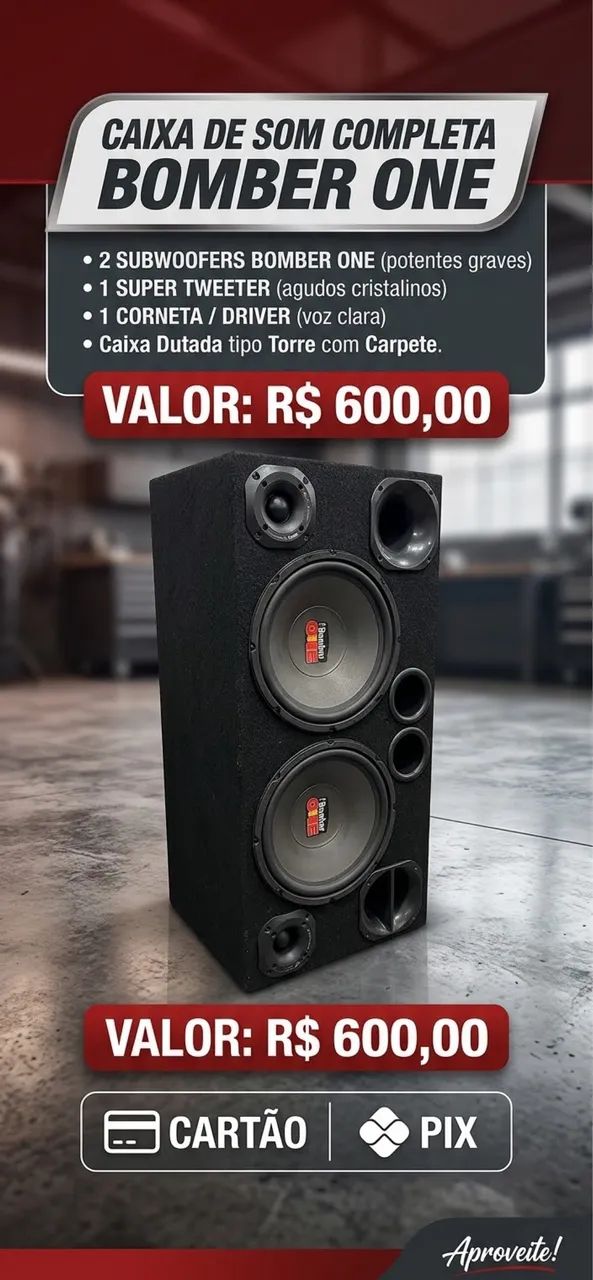 Caixa de som Bomber One 