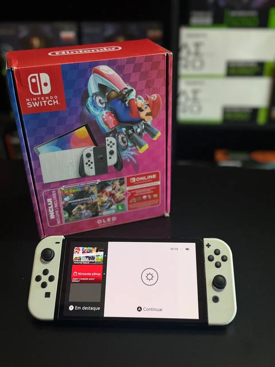 Nintendo switch oled completo com caixa - Foto 3