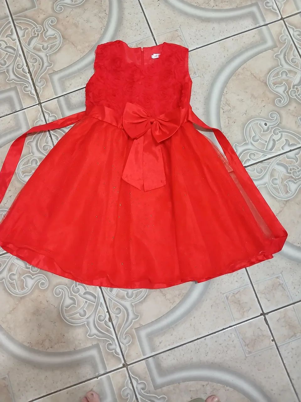 Vestido infantil usado pouquíssimas vezes, excelente estado de conservação  - Foto 3