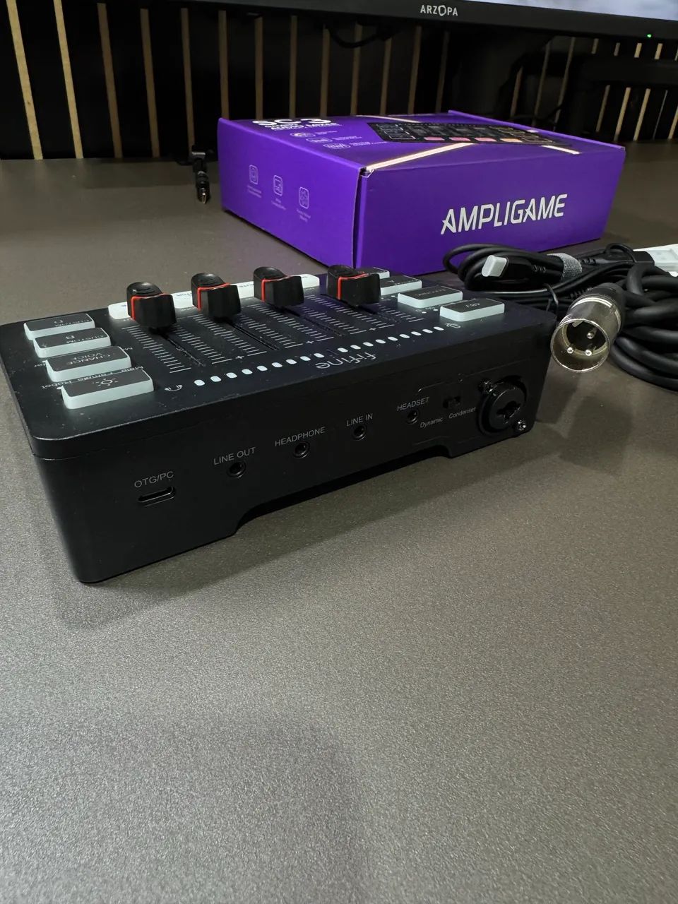 FIFINE AMPLIGAME SC3 + Cabo XLR - Foto 2