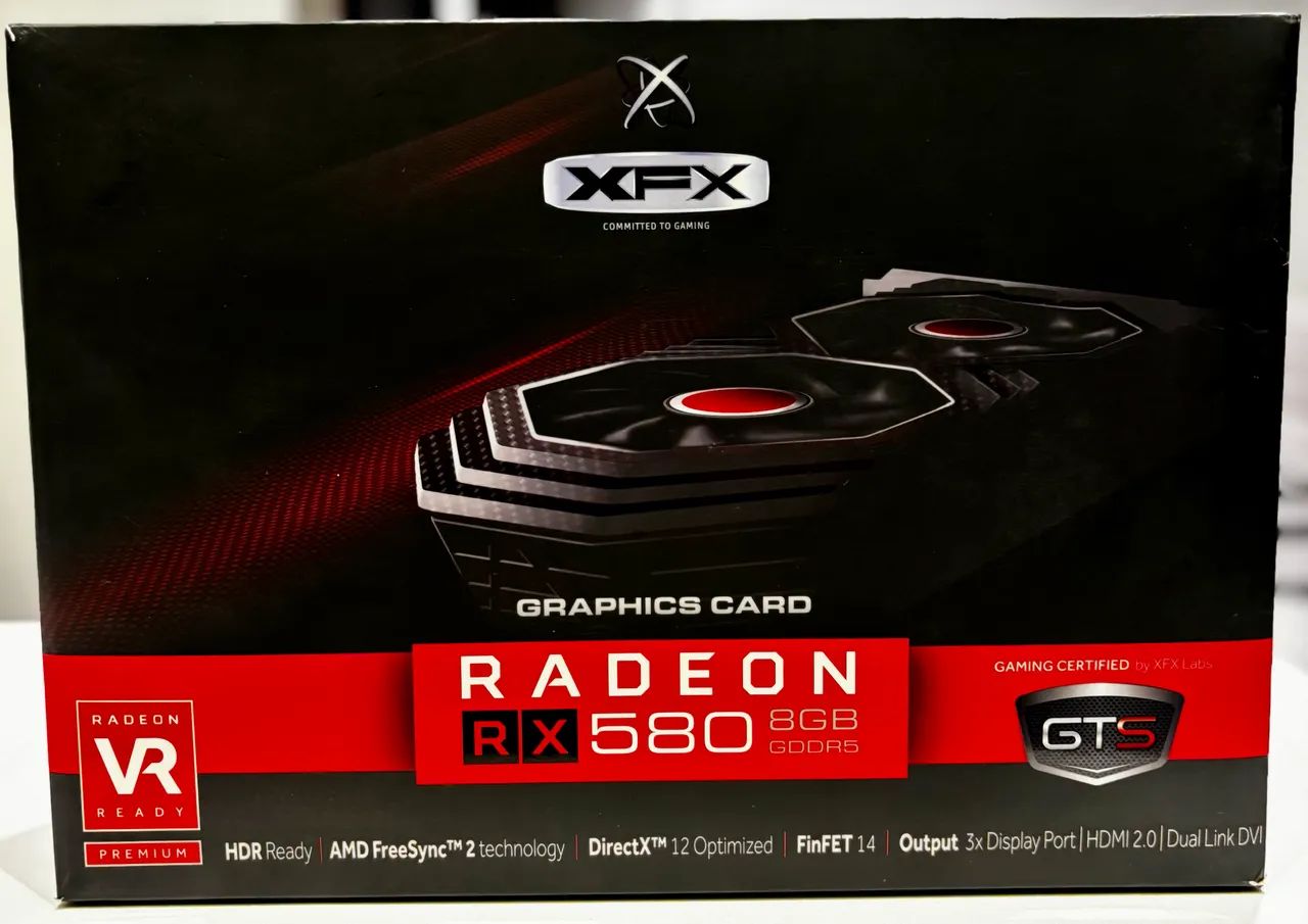 Placa de vídeo Radeon RX 580 8GB - XFX