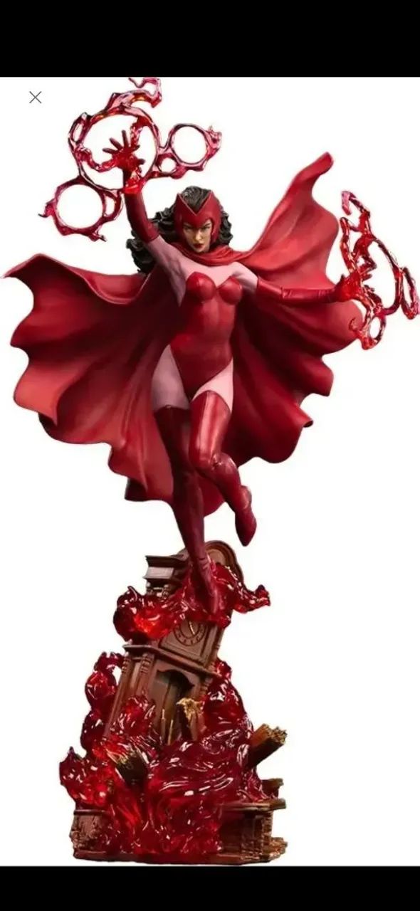 Estátua Scarlet Witch 1/10 Iron Studios X-men Feiticeira