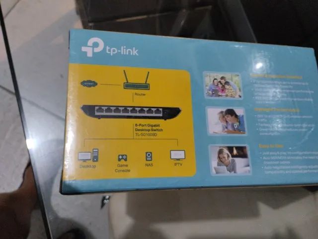 (Cód 086) Switch Gigabit de Mesa de 8 Portas da TP-Link - Foto 2