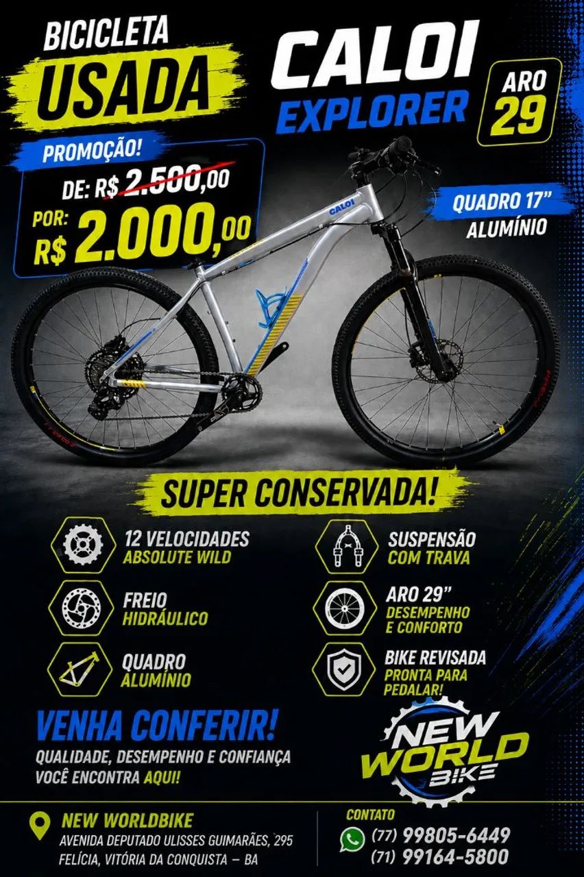 Bicicleta Alumínio Aro 29  - Foto 2