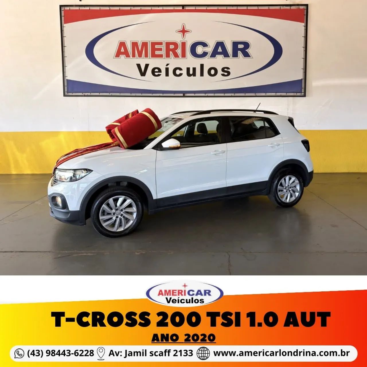 Volkswagen T-Cross T-Cross 200 TSI 1.0 Flex 12V 5p Aut. 2020