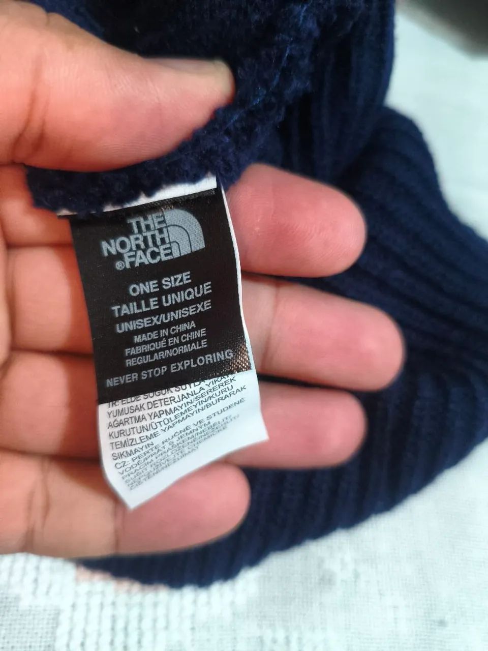 Touca the north face azul escuro - Foto 2