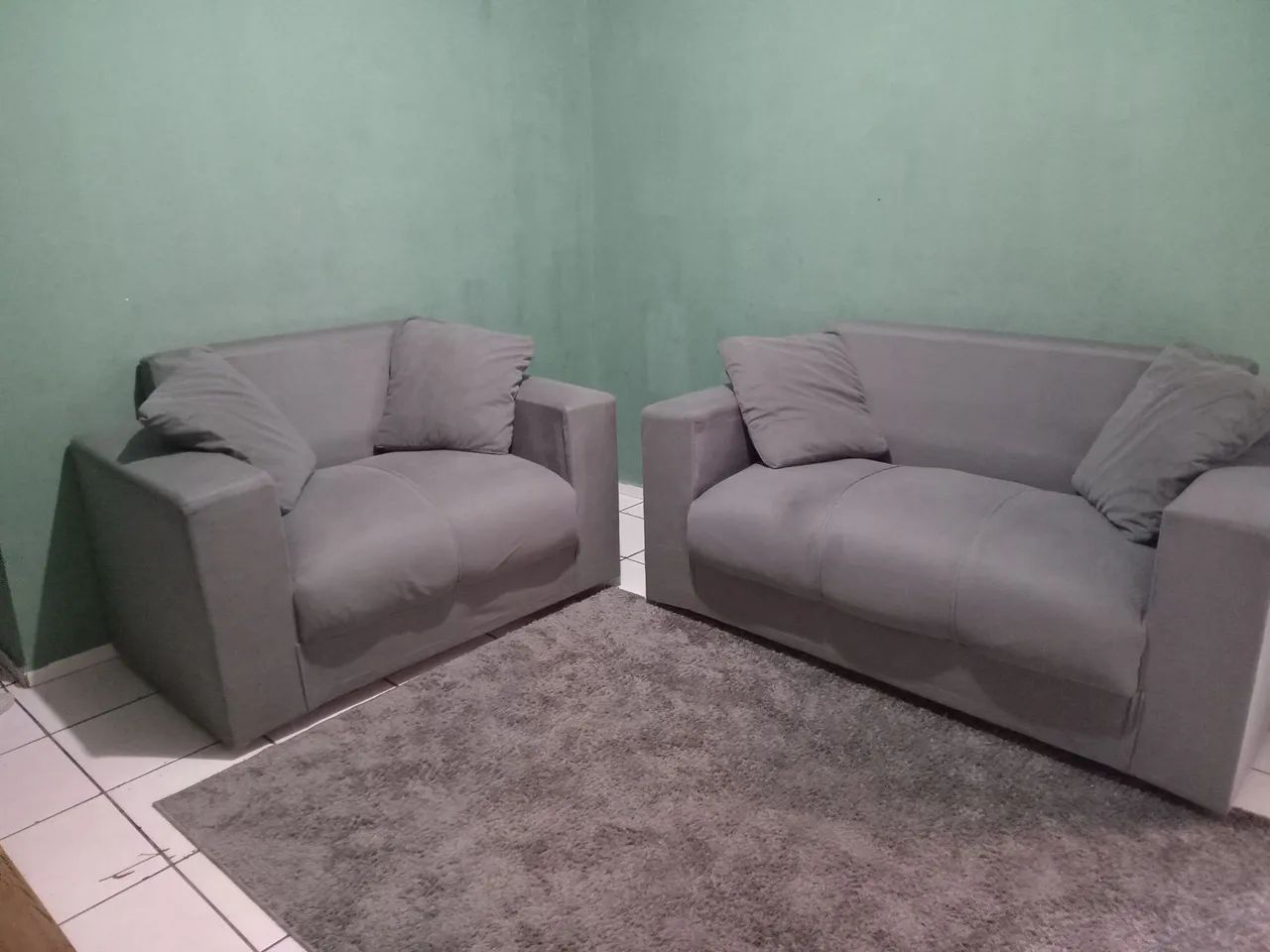 Vendo conjunto de sofá seminovo - Foto 2