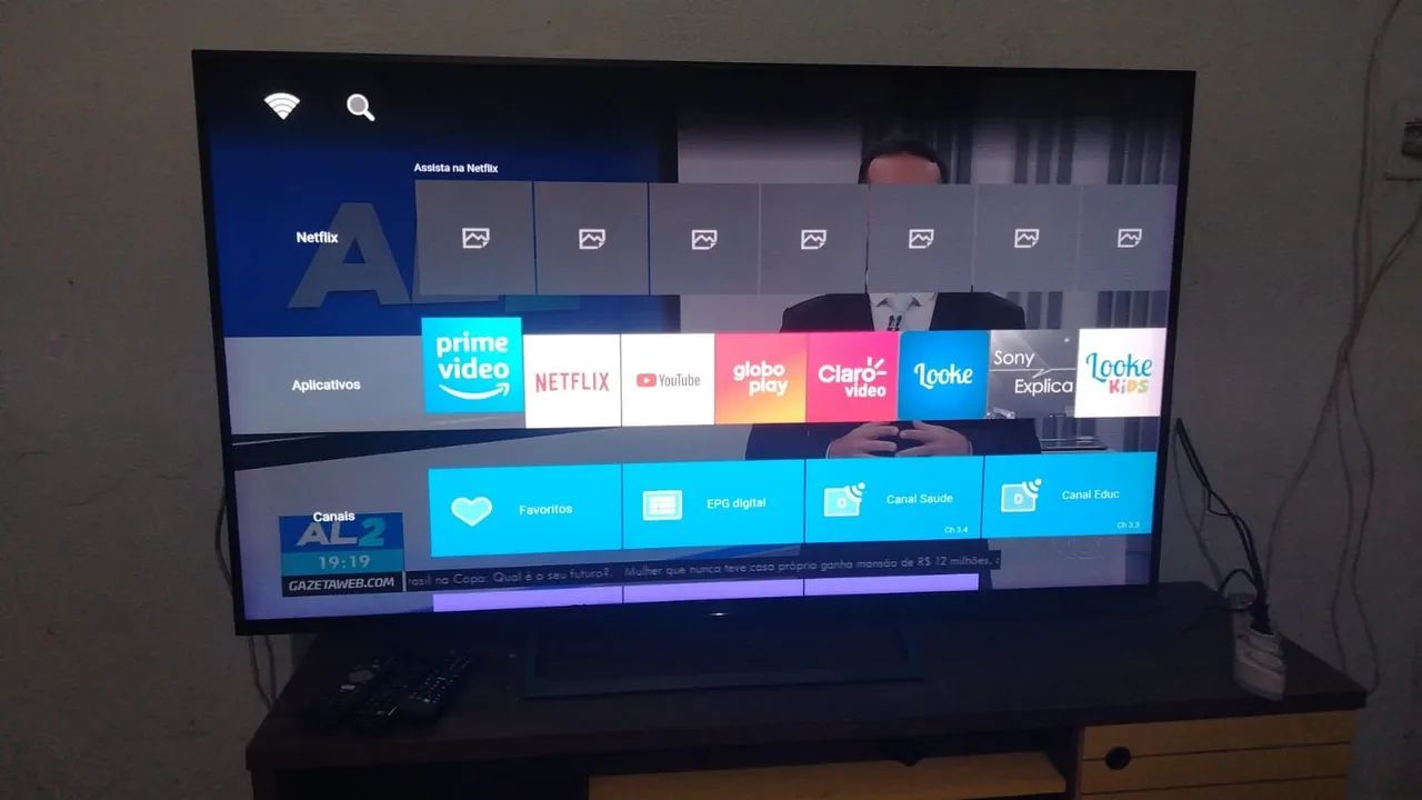 Smartv Sony 55 polegadas novinha  - Foto 3