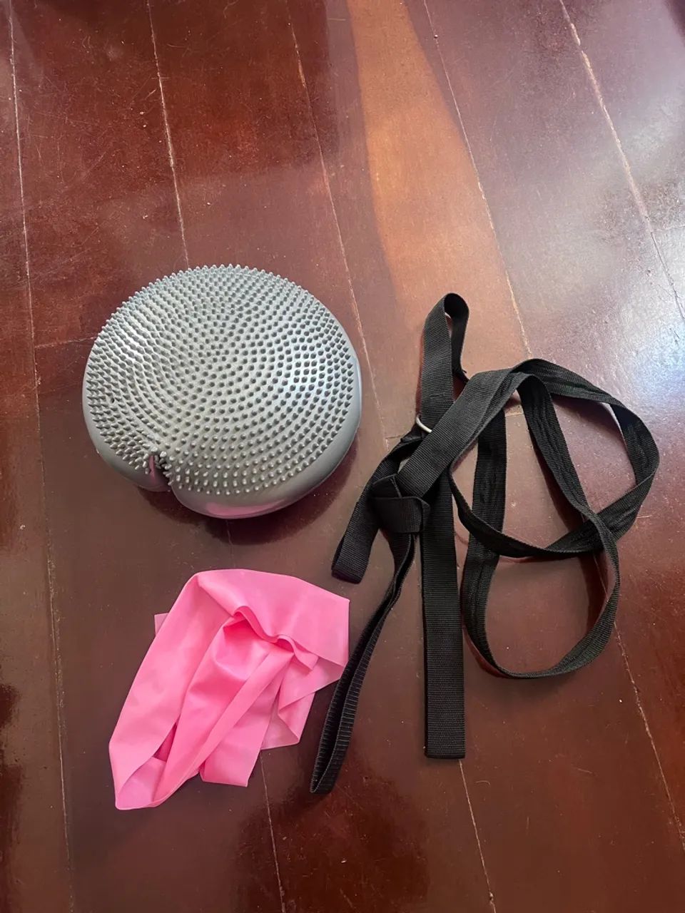 Disco de equilibro e elástico 