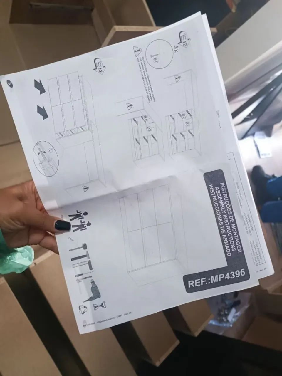 Cômoda com escrivaninha  - Foto 4