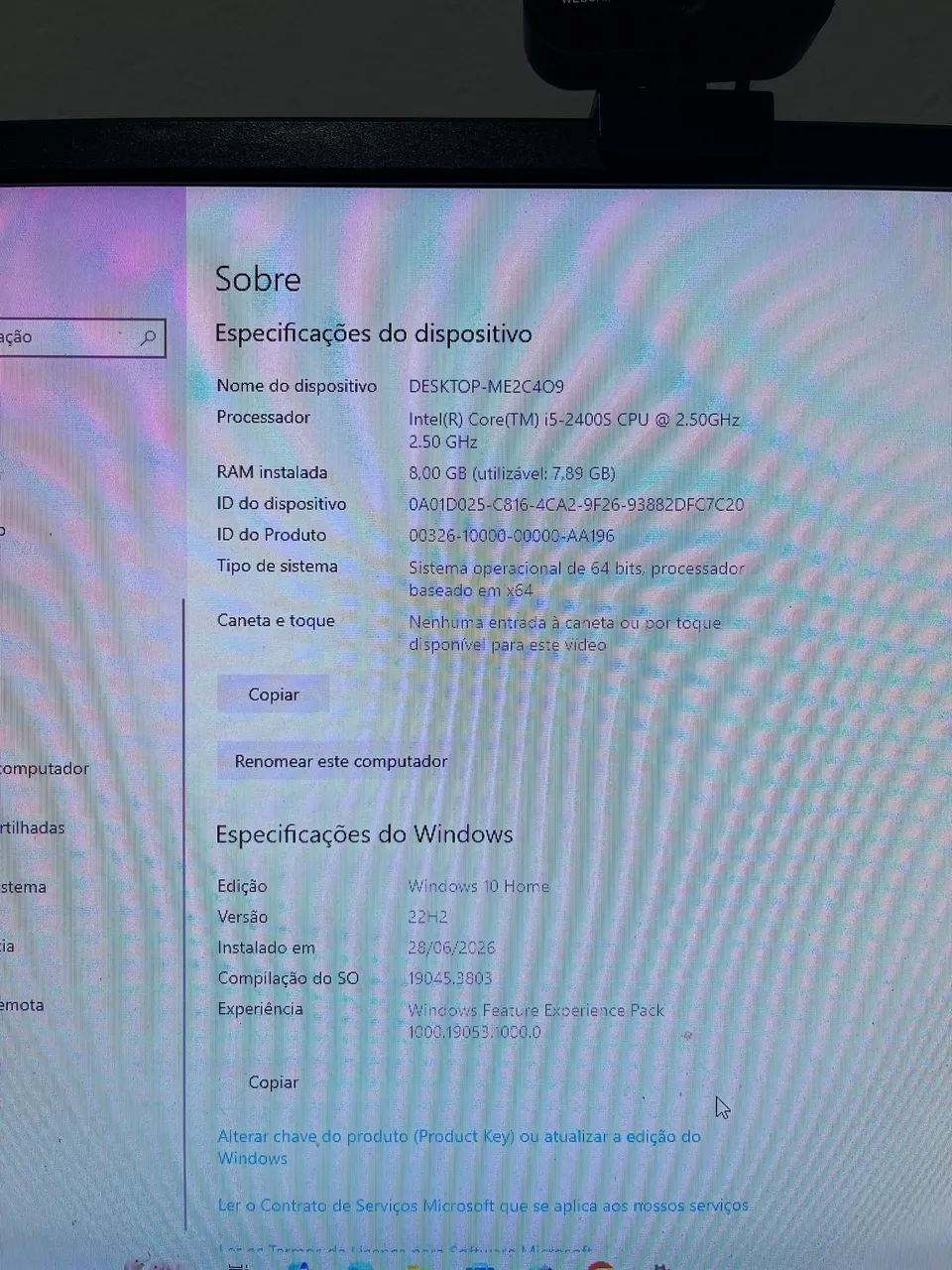 PC Completo Intel Core i5 + Monitor + Webcam + Periféricos em Perfeito estado - Foto 4