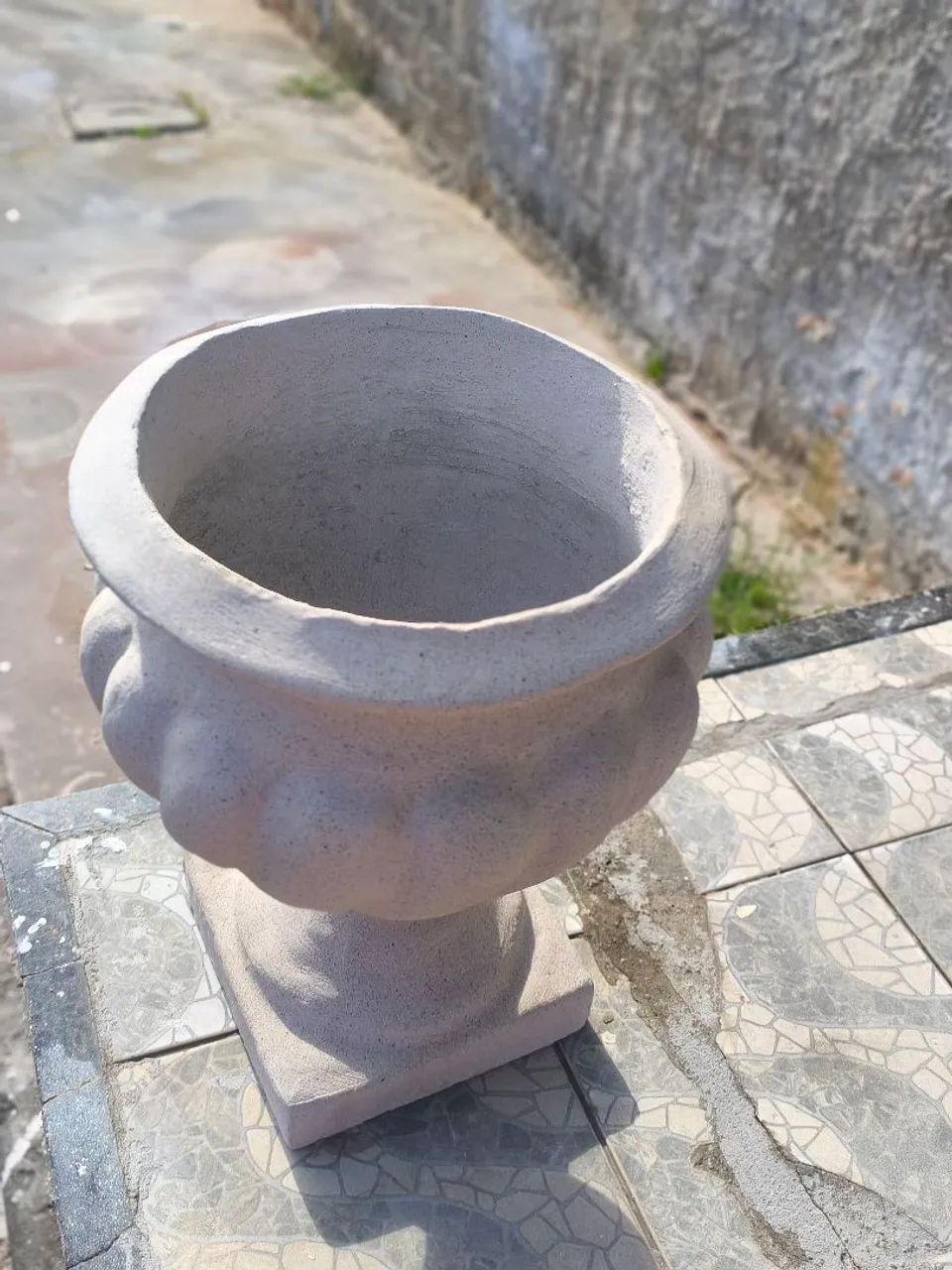 Vaso taça de cimento  - Foto 4