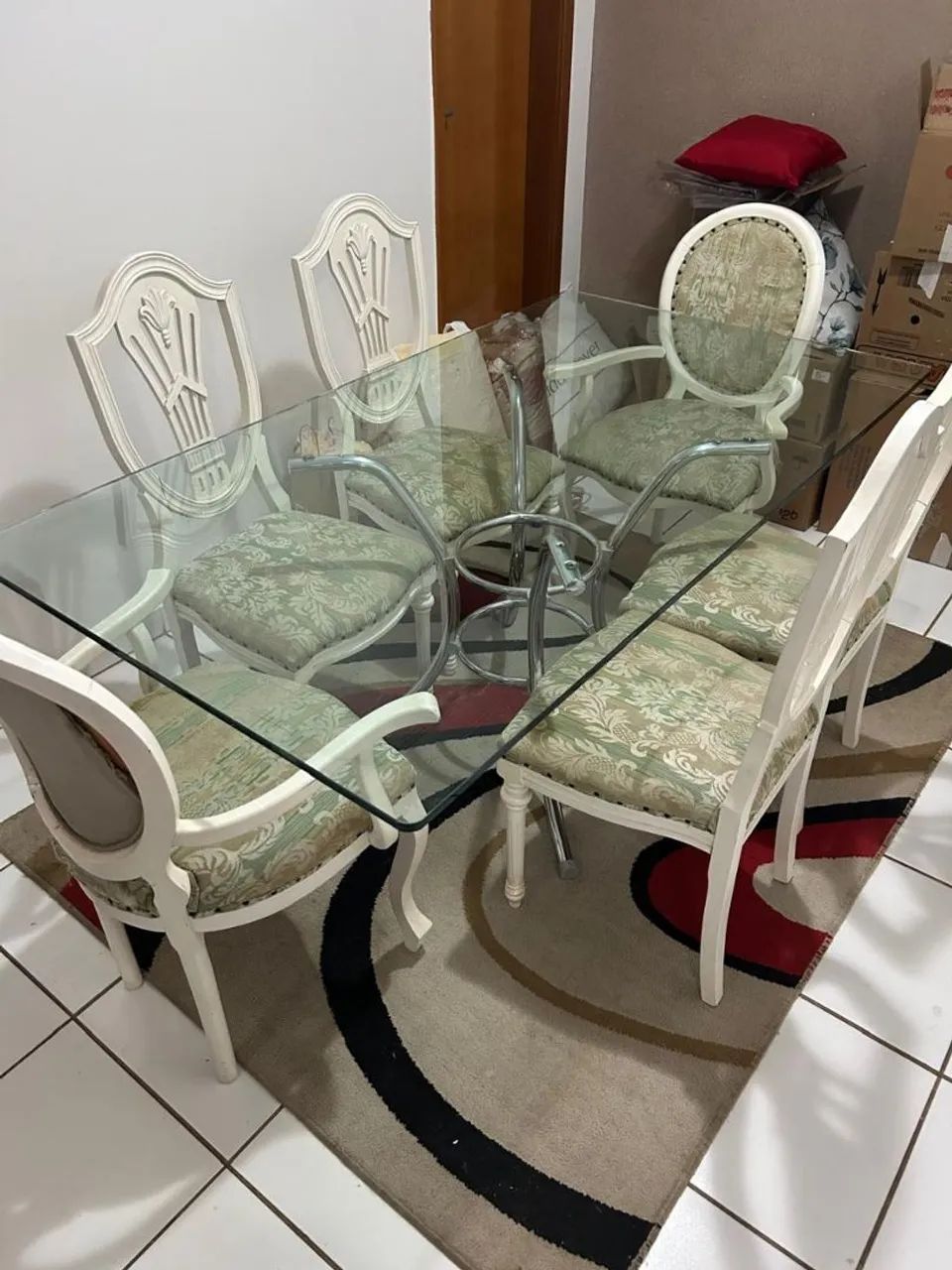 Mesa Blindex Cadeiras Vintage