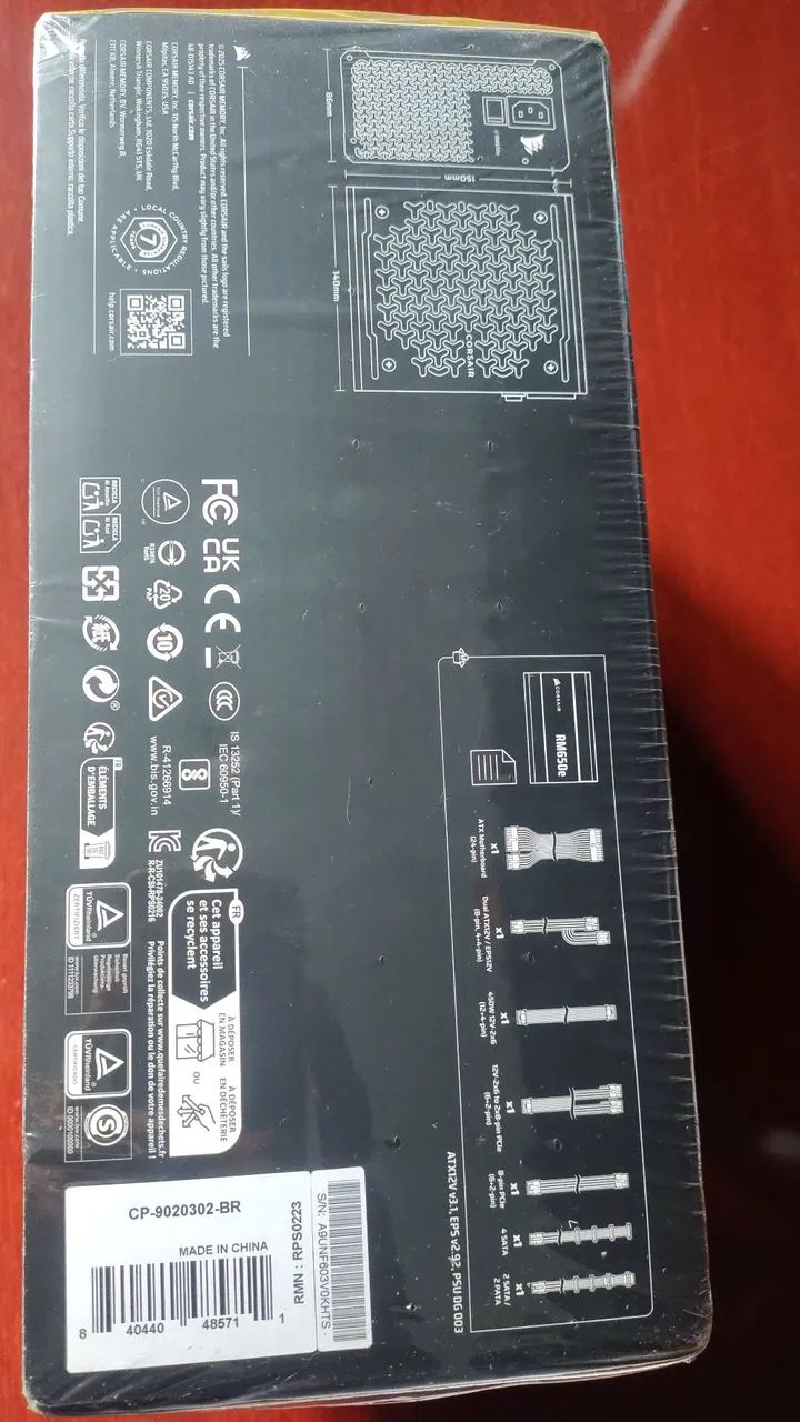 Fonte Corsai RM650e - Foto 2