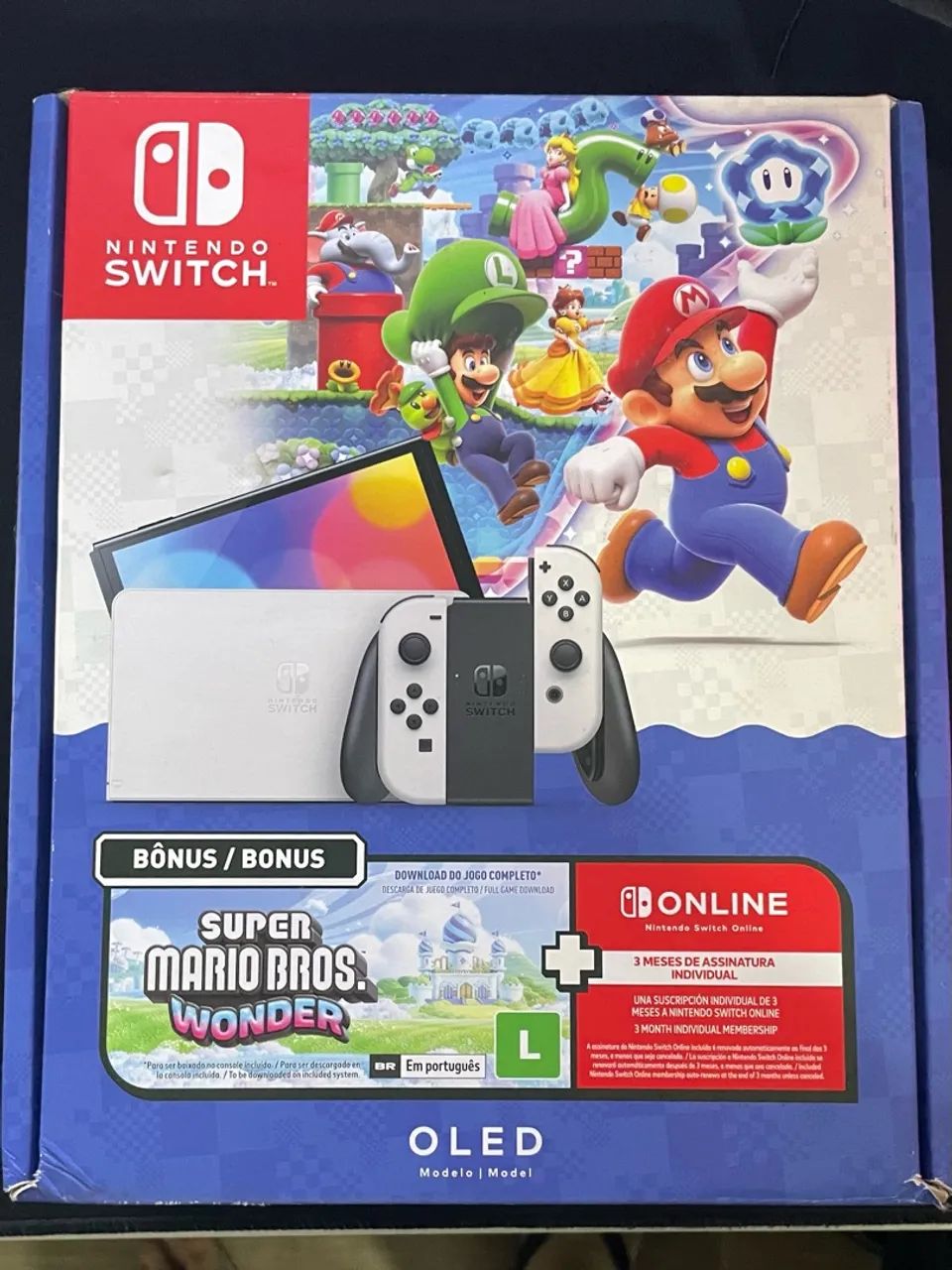 Nintendo Switch Oled - Branco - Foto 3