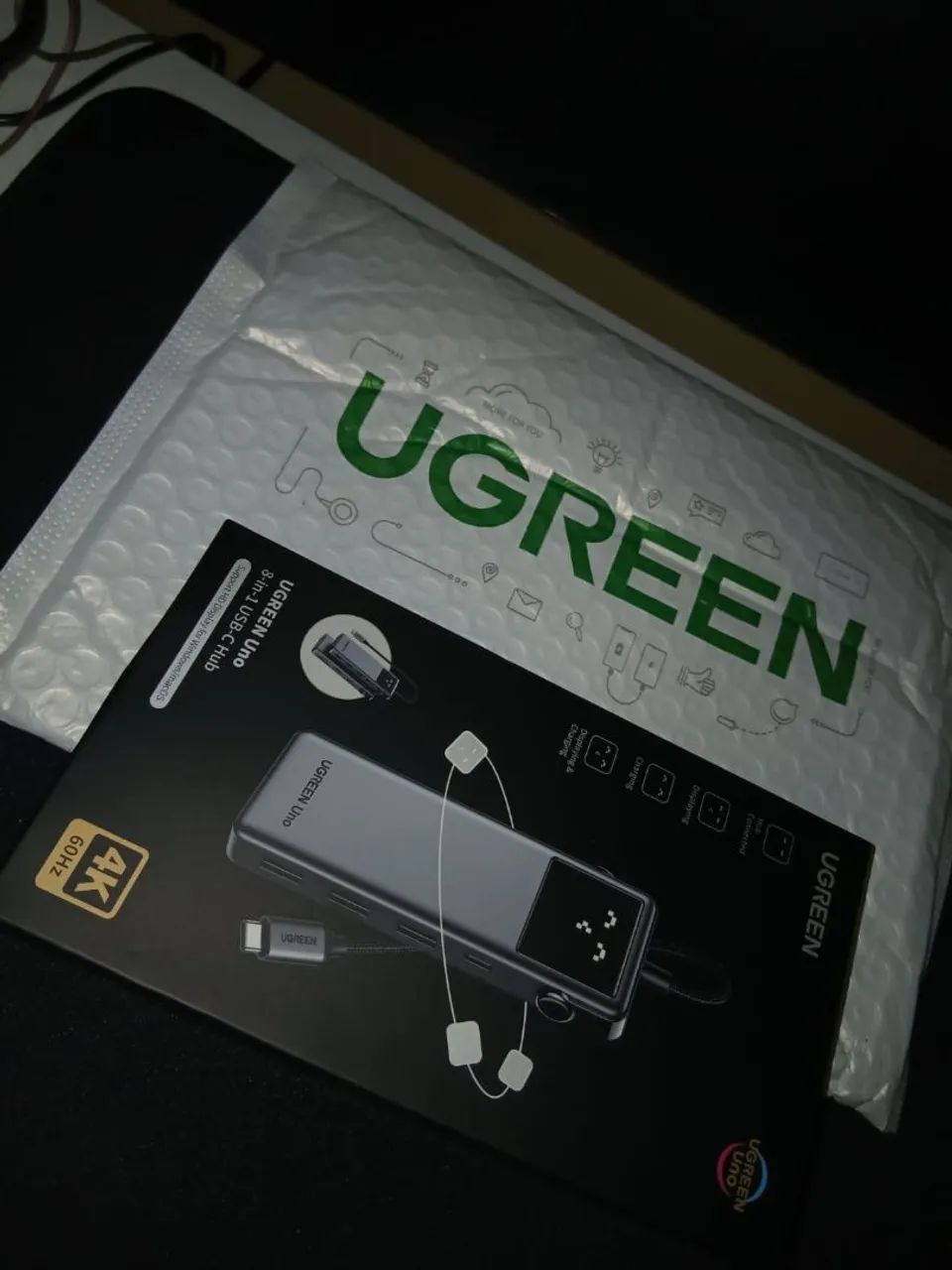  Hub UGREEN USB-C 8 em 1 4K - Novo e Lacrado  - Foto 3
