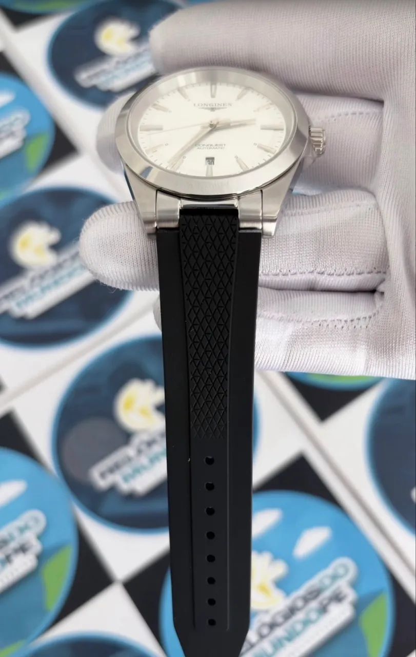 RELÓGIO LONGINES CONQUEST FUNDO BRANCO - Foto 2