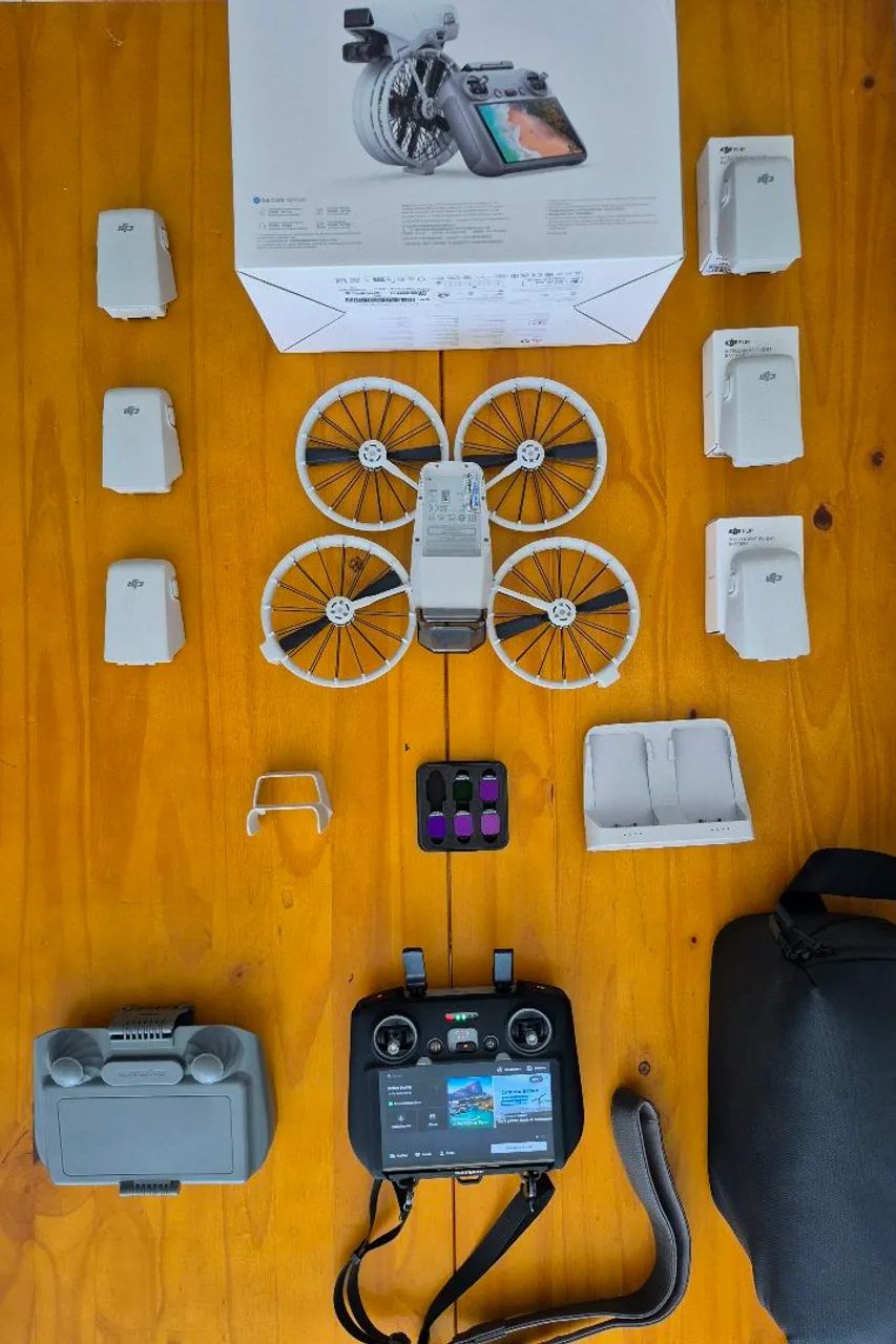 DRONE DJI FLIP COM 6 BATERIAS