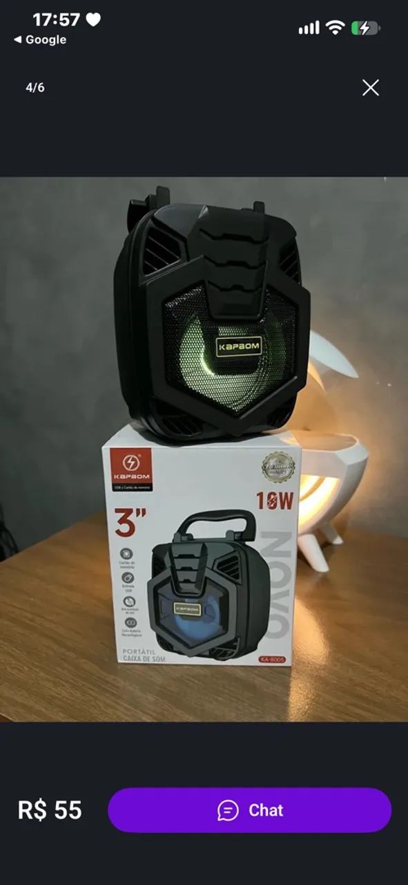 Caixinha de som Bluetooth  - Foto 4