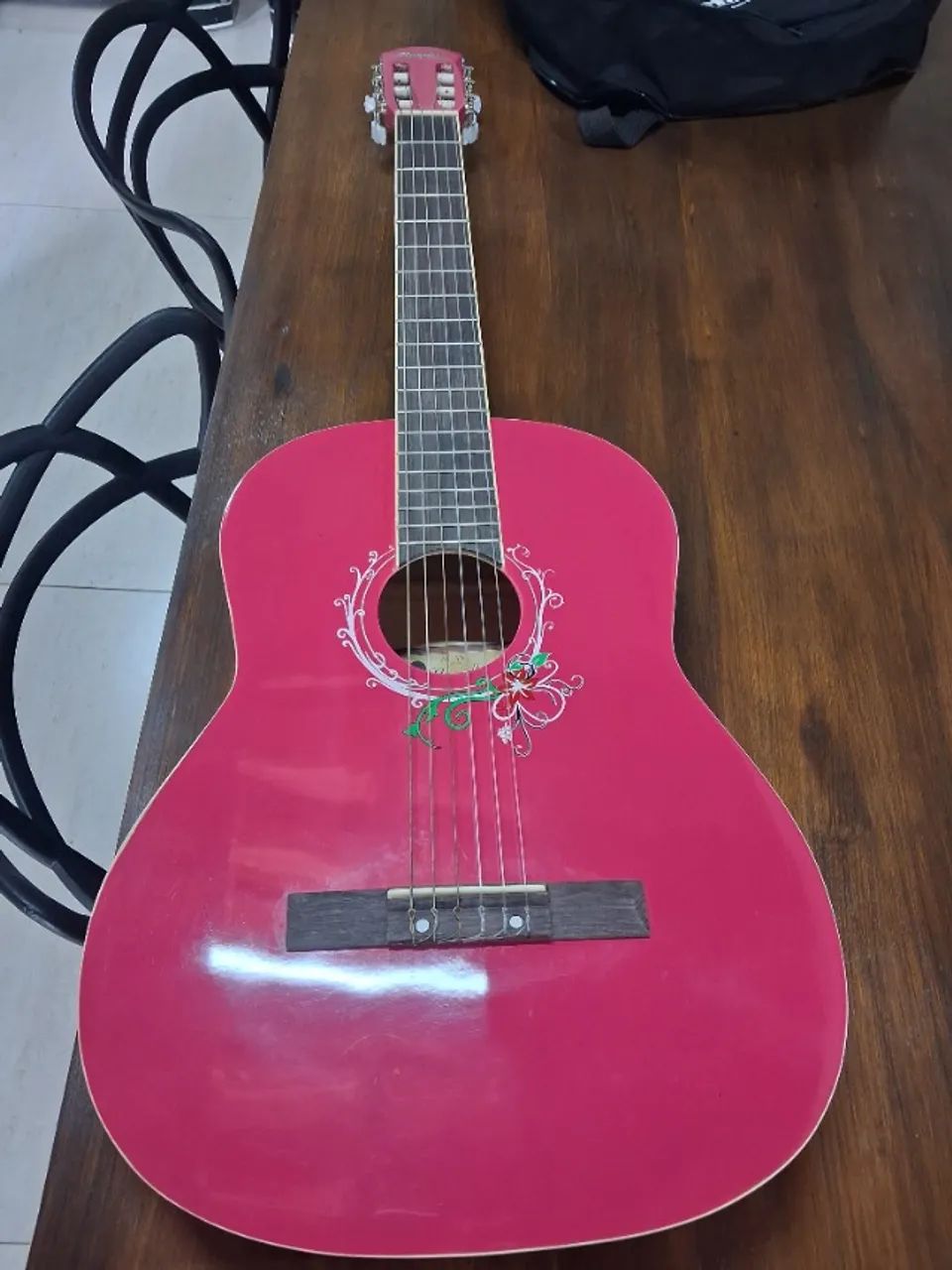 Violão rosa Memphis - Foto 2