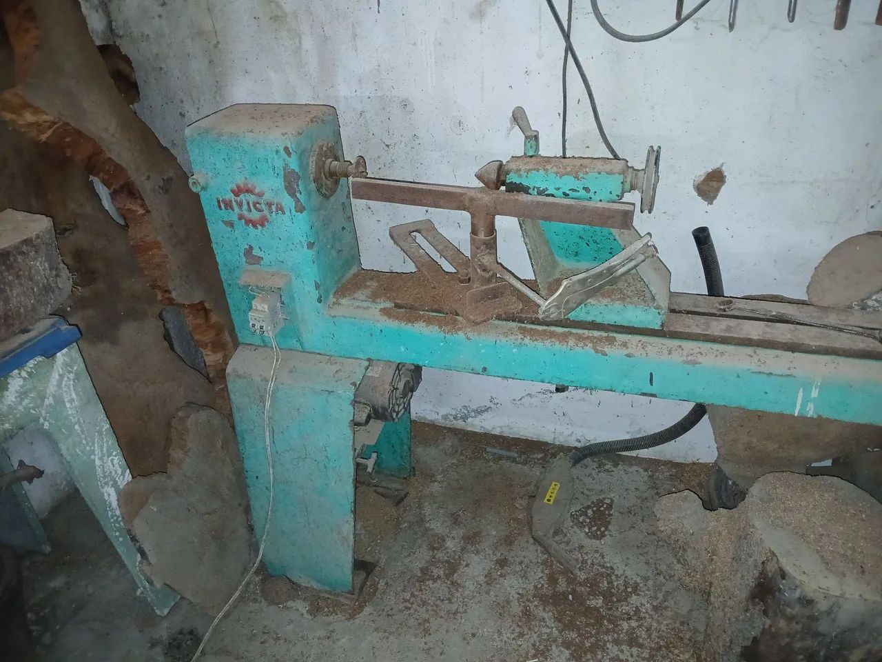 Torno para madeira 